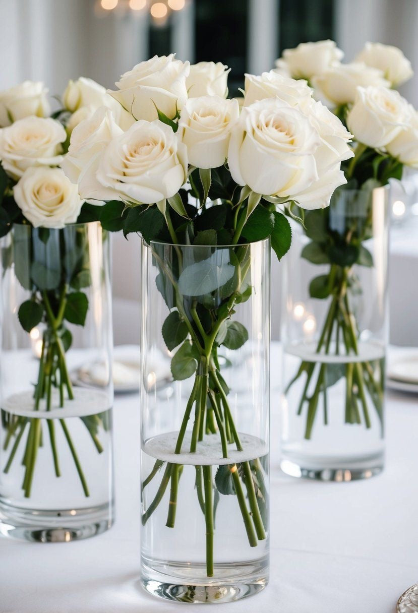 Vase cylindrique en Verre